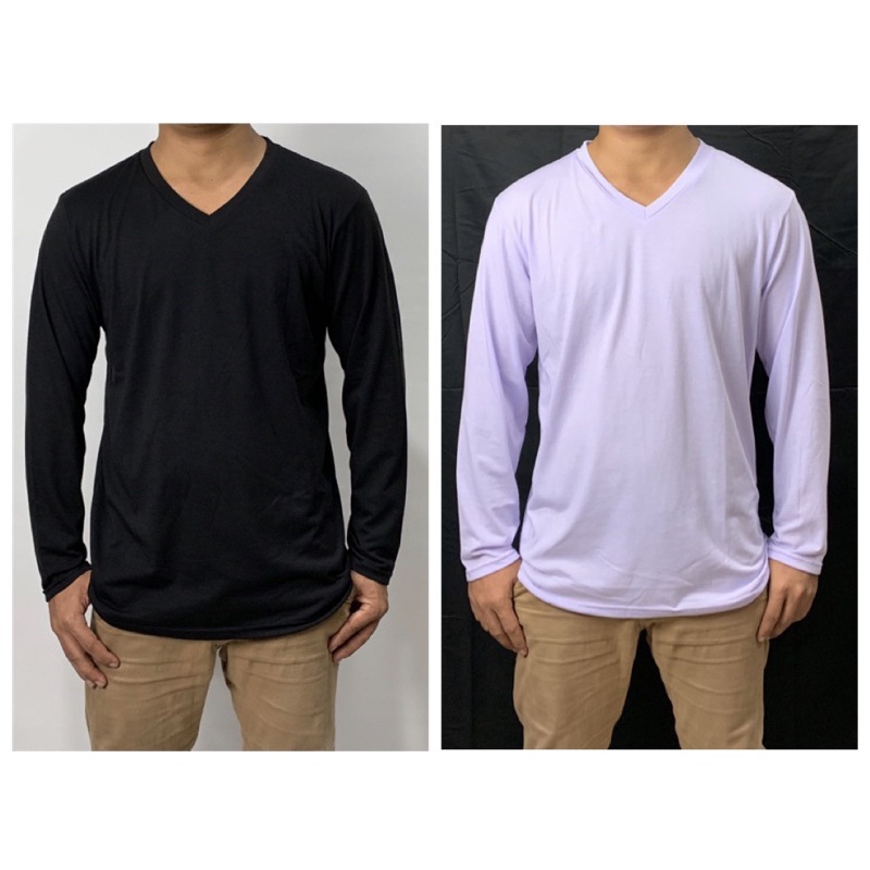 Kaos polos pria V neck hitam putih /kaos pria V neck hitam putih