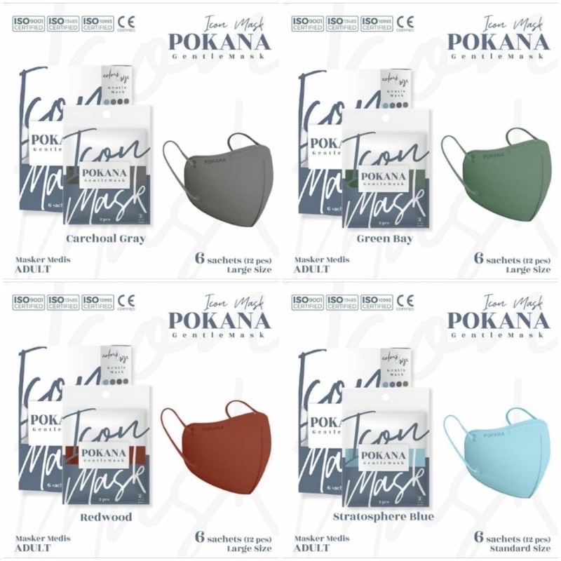 POKANA ICON GENTLEMASK / PER BOX