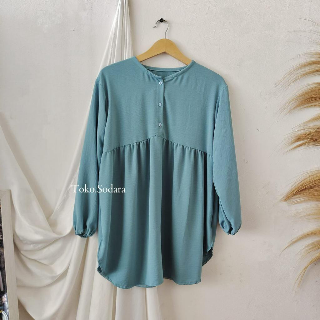 Blouse Amanda Crinkle Model Semi Tunik