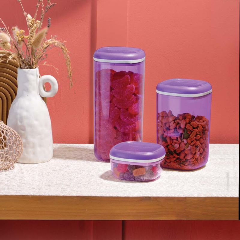Toples kristal Tupperware CRYSTAL CANISTER SET(3)