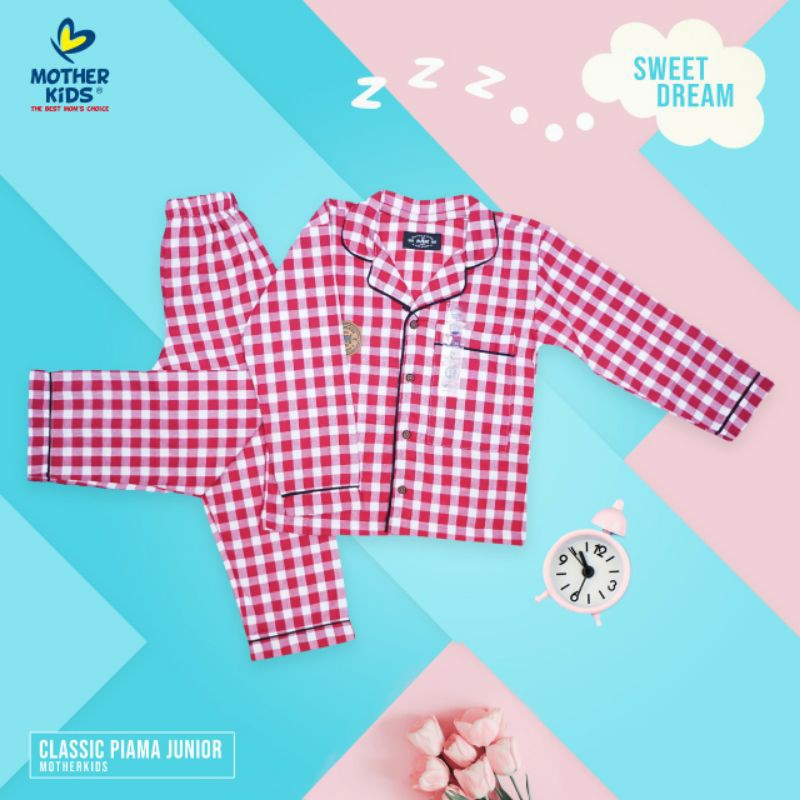 SALE RANDOM WARNA Setelan Piyama Anak Junior unisex 5-15 Tahun