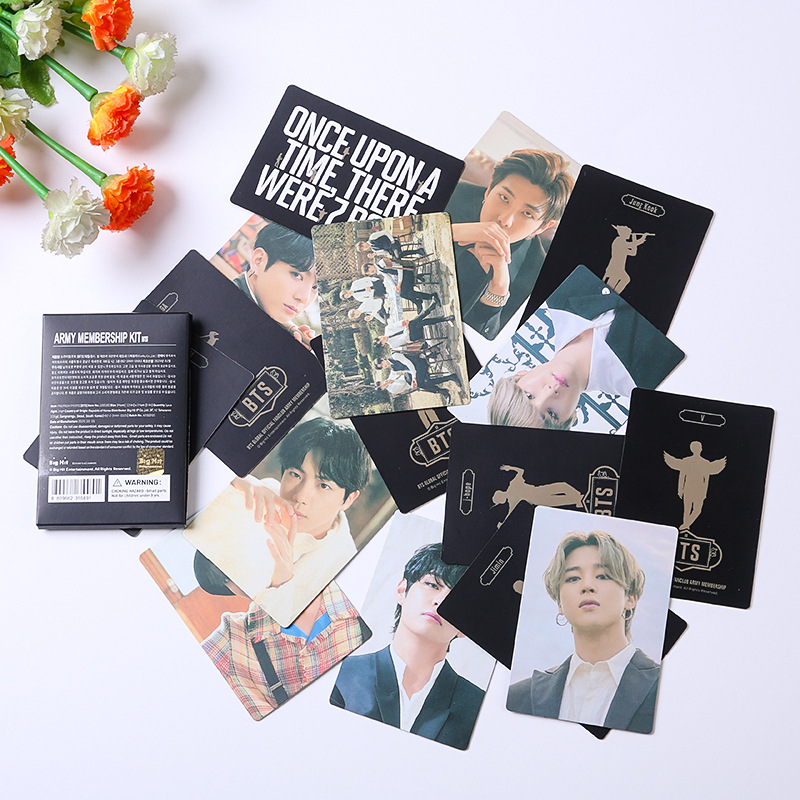 Kartu Lomo Kpop Bts Seventh Period Membership Untuk Hadiah