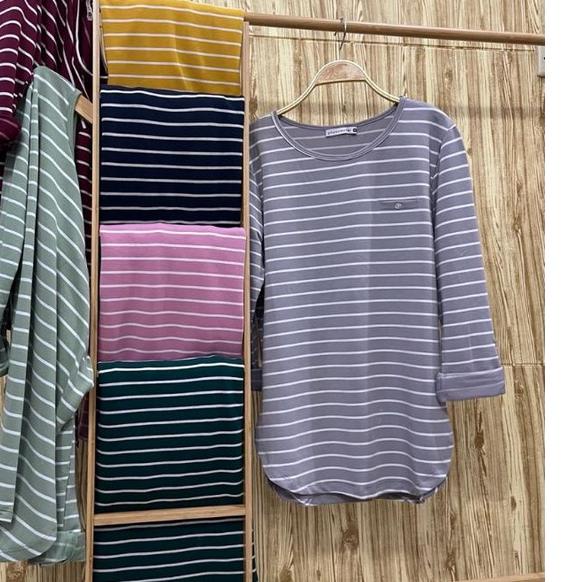 ✾ *PHENOMENAL~ Kaos Atasan Salur Wanita Pheno Teradem ✴