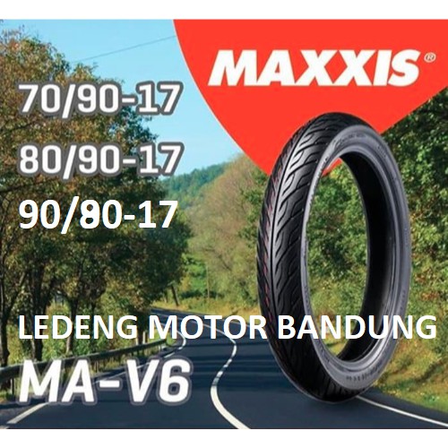 Maxxis 80/90-17 MA-V6 Tubetype Pakai Ban Dalam Motor Bebek