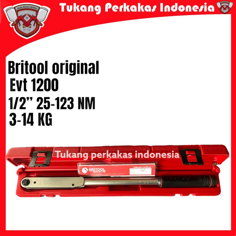 BRITOOL EVT 1200 KUNCI TORSI MOMEN 1/2 INCH TORQUE WRENCH EVT 1200 AEX