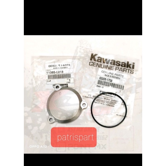 Tutup filter oli cap filter oli plus oring filter oli klx150 klx 140 original