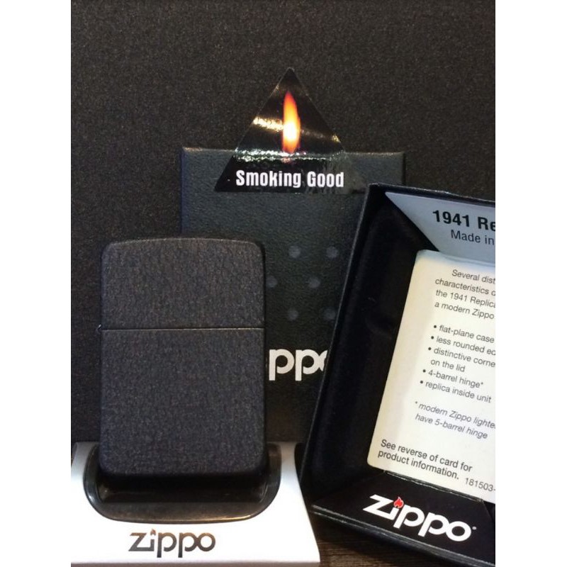 Jual Zippo 1941 Black Crackle 28582 Shopee Indonesia