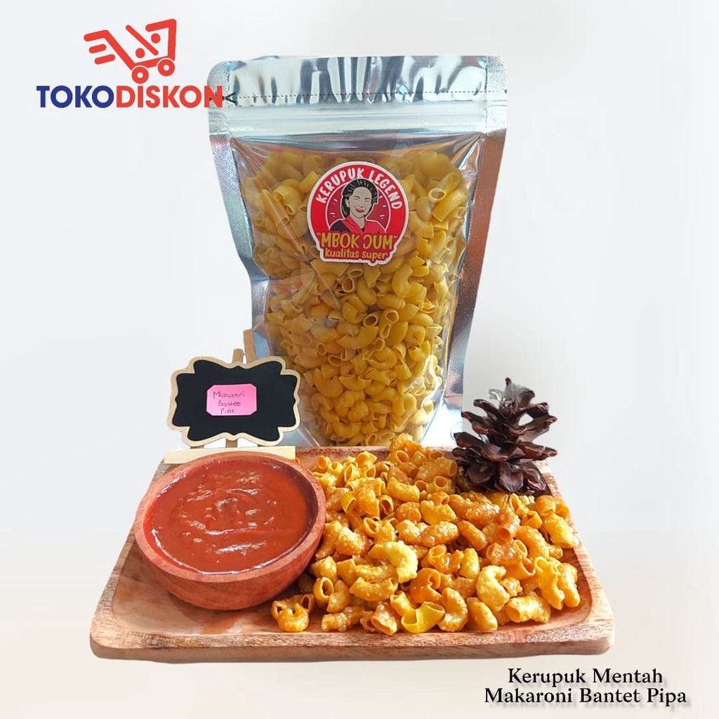 

Kerupuk Mentah Makaroni Bantet Pipa - Krupuk / Premium