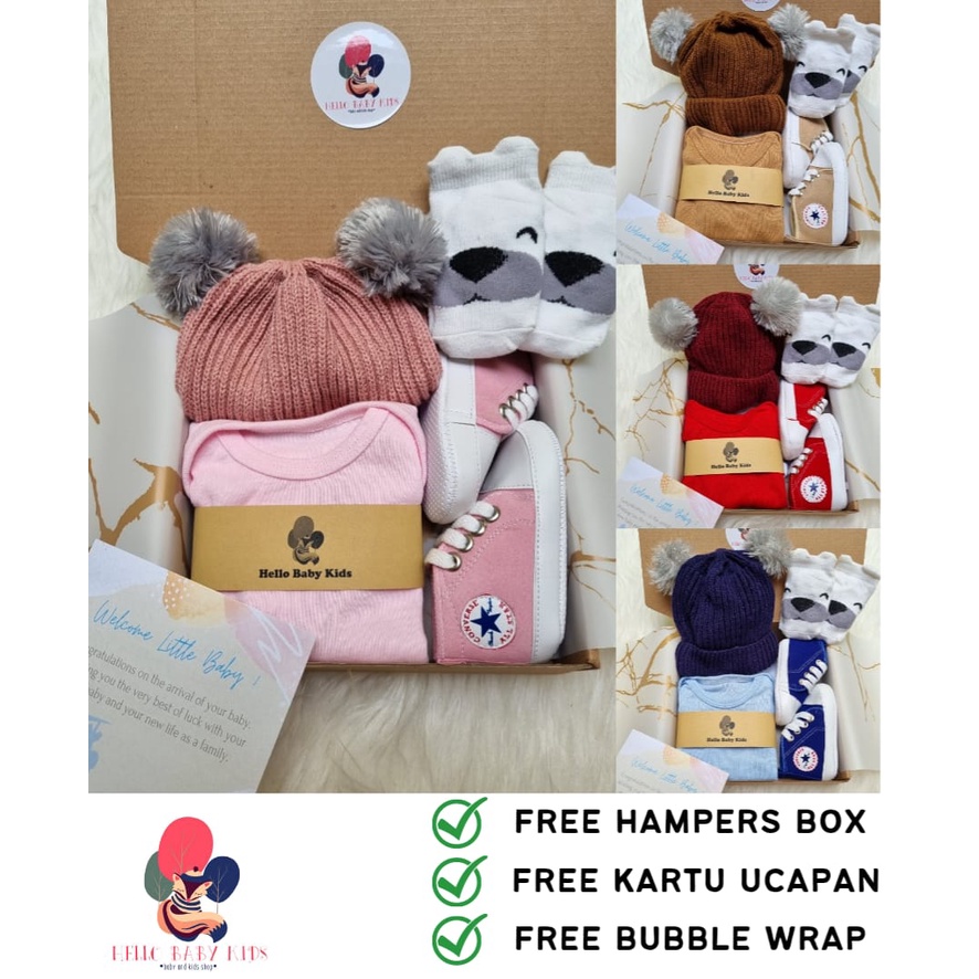 Hello Baby Kids - Hampers Bayi / Baby Hampers Premium Kado Bayi Baru Lahir Baby Gift Kado Lahiran