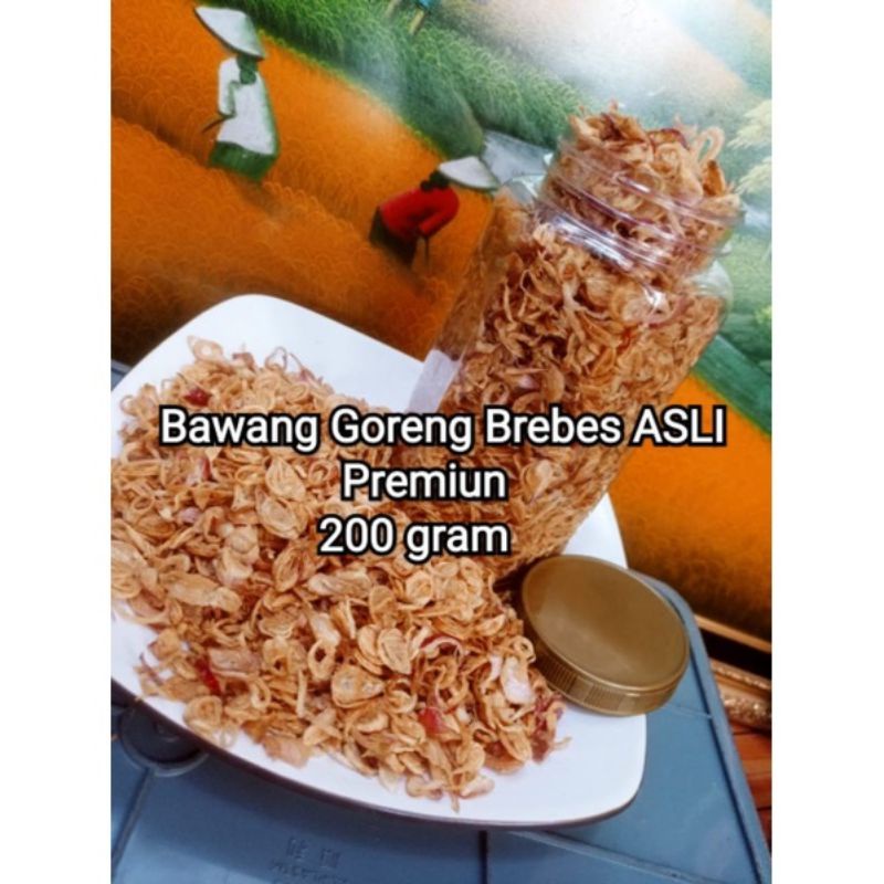 

Bawang goreng asli Brebes Premium 200 gram