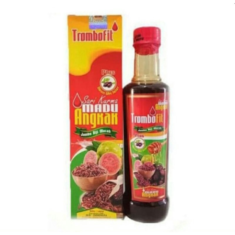 

TROMBOFIT Isi 460 gr Sari Kurma/ Madu/ Angkak /plus Lumbricus/ Ubi Jalar/ Mengatasi DBD ,THYPUS dll