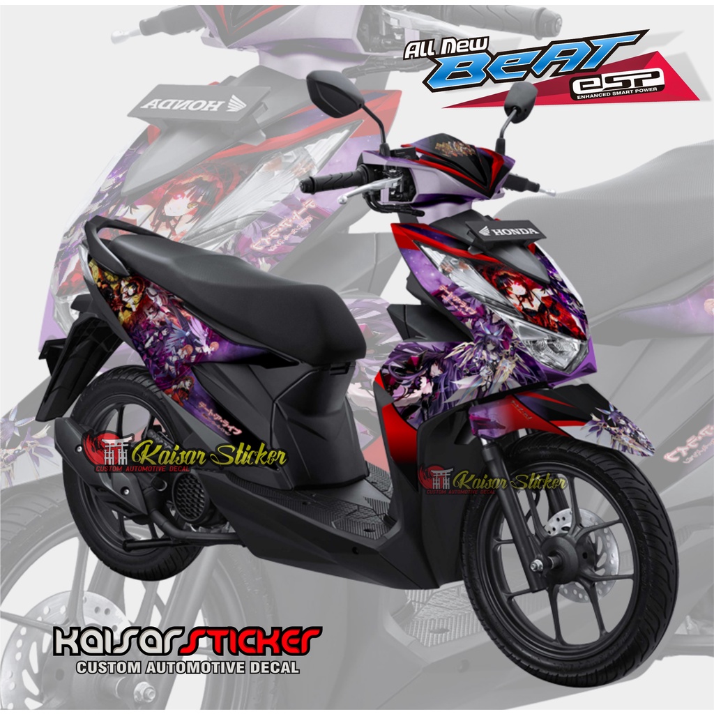 Decal Sticker Full Body BEAT FI NEW 2021 Deluxe ,Street - Dekal Stiker Beat New Anime