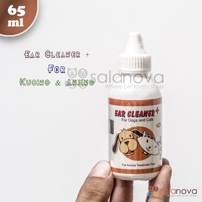 Ear Cleaner Plus Pembersih Telinga Kucing dan Anjing 65ml