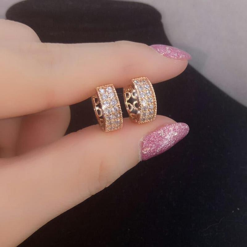 Anting Giwang Gold Diamond Xuping Titanium Antikarat Antialergi