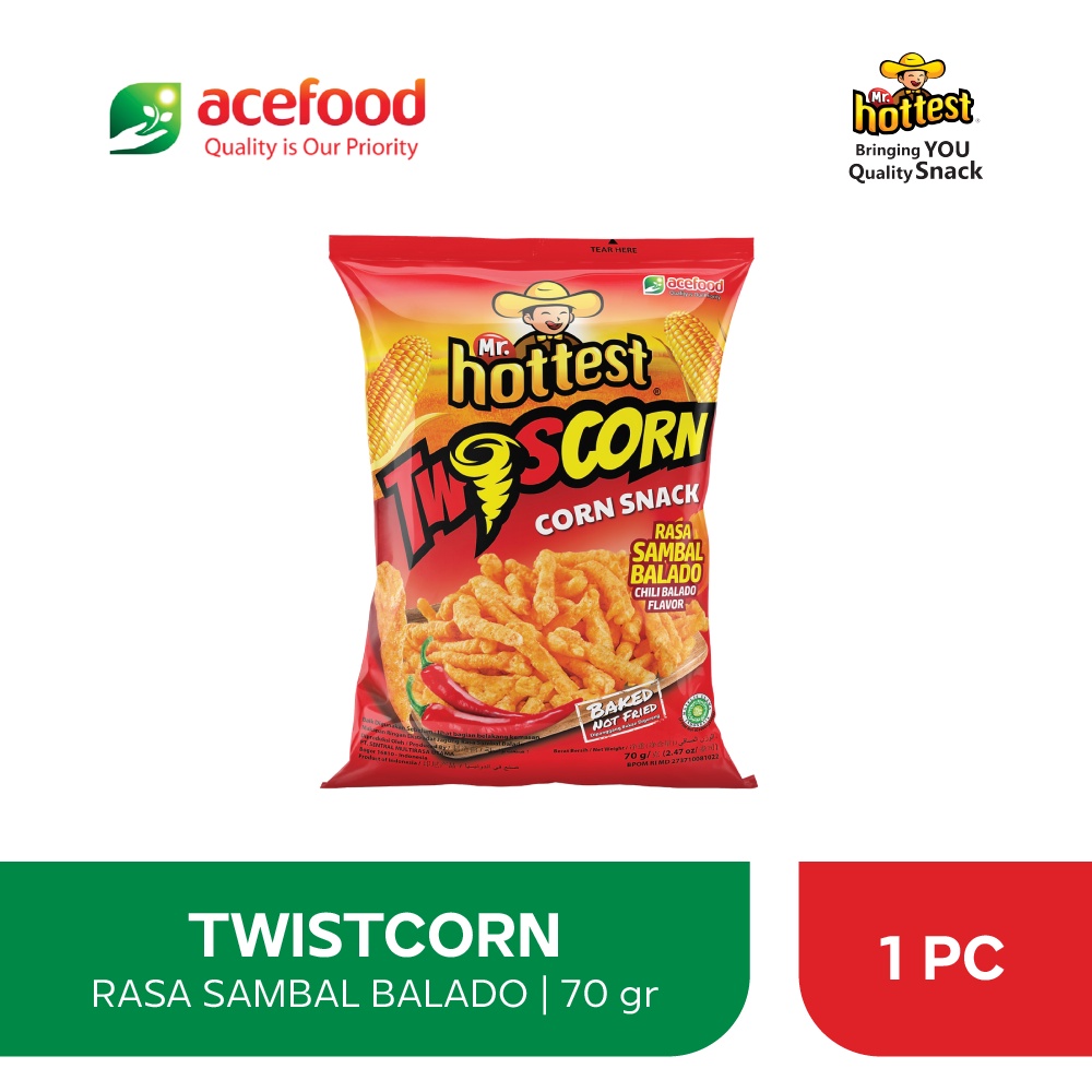 

Mr. Hottest Twistcorn 70gr Sambal Balado