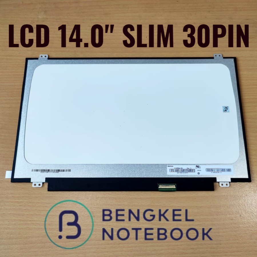 LCD LAPTOP 14.0&quot; SLIM 30 Pin Kuping Atas Bawah Asus X455L+packingkayu