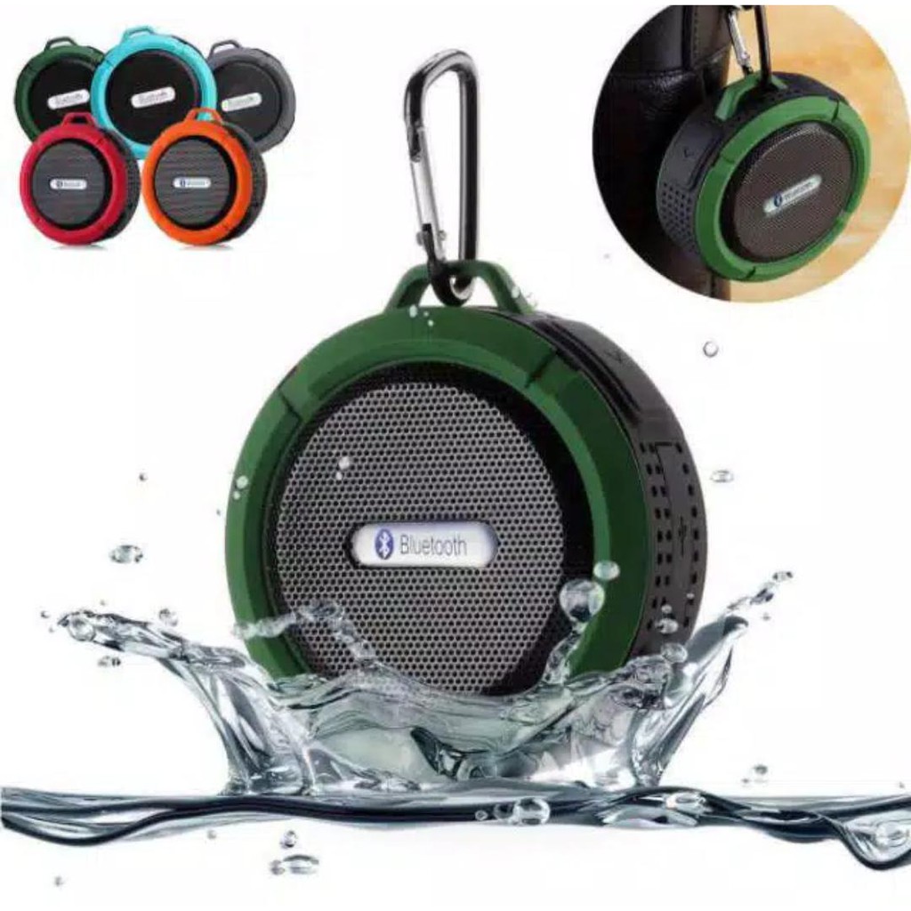 Speaker Wireless C6 Waterproof - Speaker Bluetooth Portable C6 Anti Air Outdoor