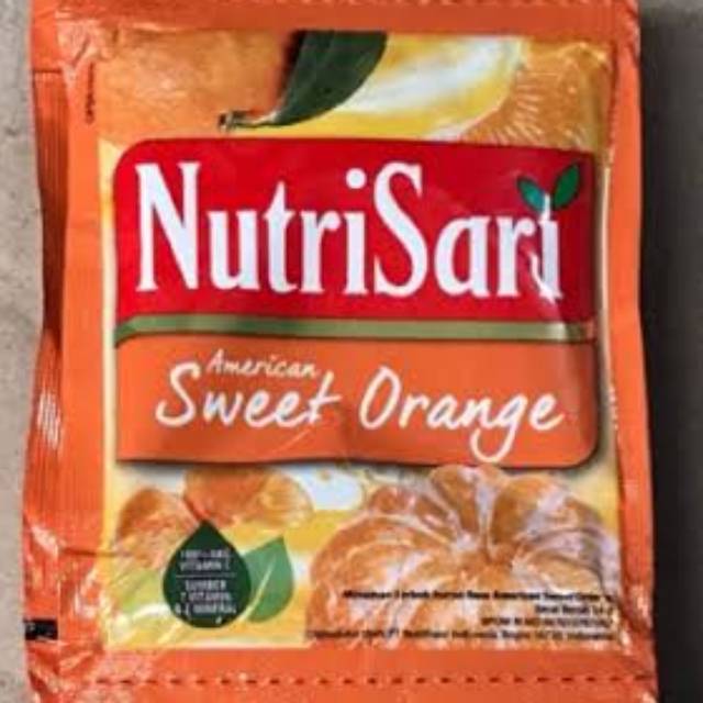 

NutriSari Amecican Sweet Orange / Nutrisari jeruk 14gr (Renceng)