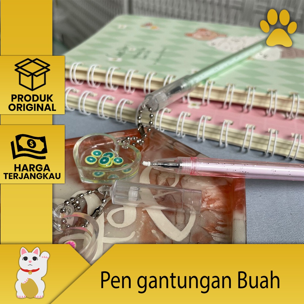

[Luckyfortuna88] pulpen gantungan buah pen gantungan buah alat tulis sekolah alat tulis kantor lucu murah terjangkau alat tulis