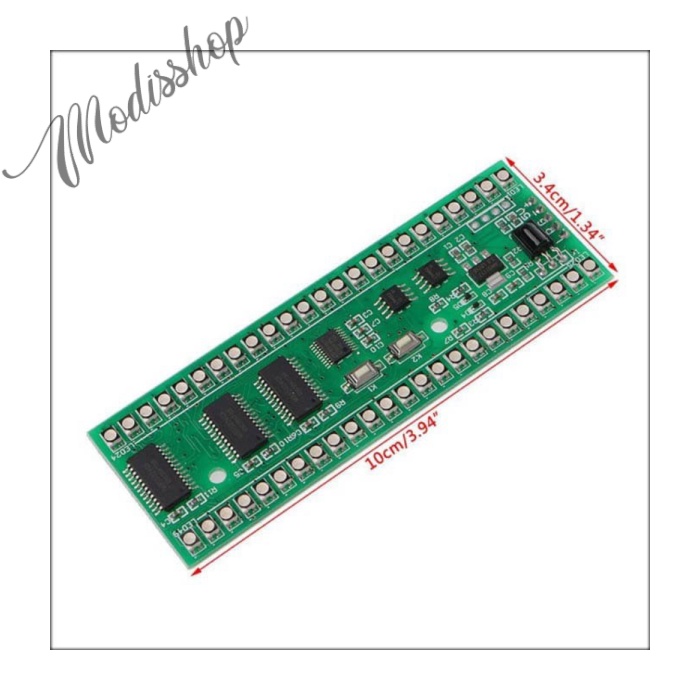 AUDIO LEVEL AMPLIFIER DUAL CHANNEL RGB 24 LED VU METER DISPLAY