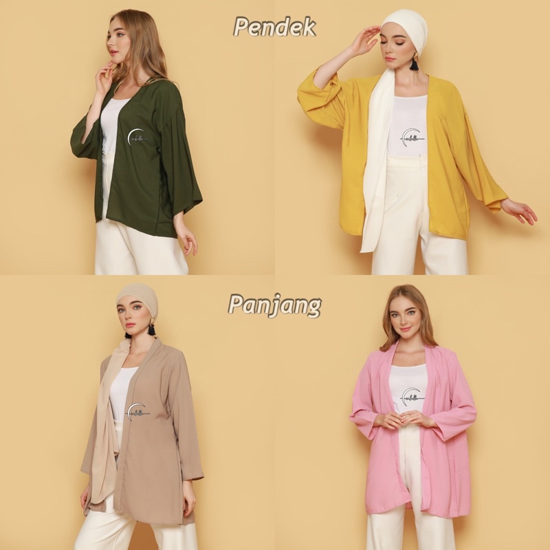 CUCI GUDANG!! BASIC DAILY OUTER / ATASAN WANITA / CARDIGAN FIT TO XXL