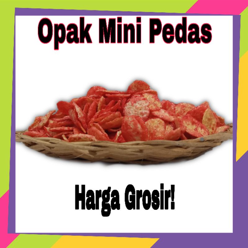 

Opak Medan Pedas 500gr Snack Murah