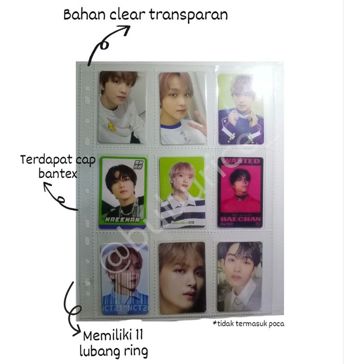 

SLEEVE DAN BINDER PRELOVED BANTEX 9P UKURAN A4 DAN BAMBI 1P
