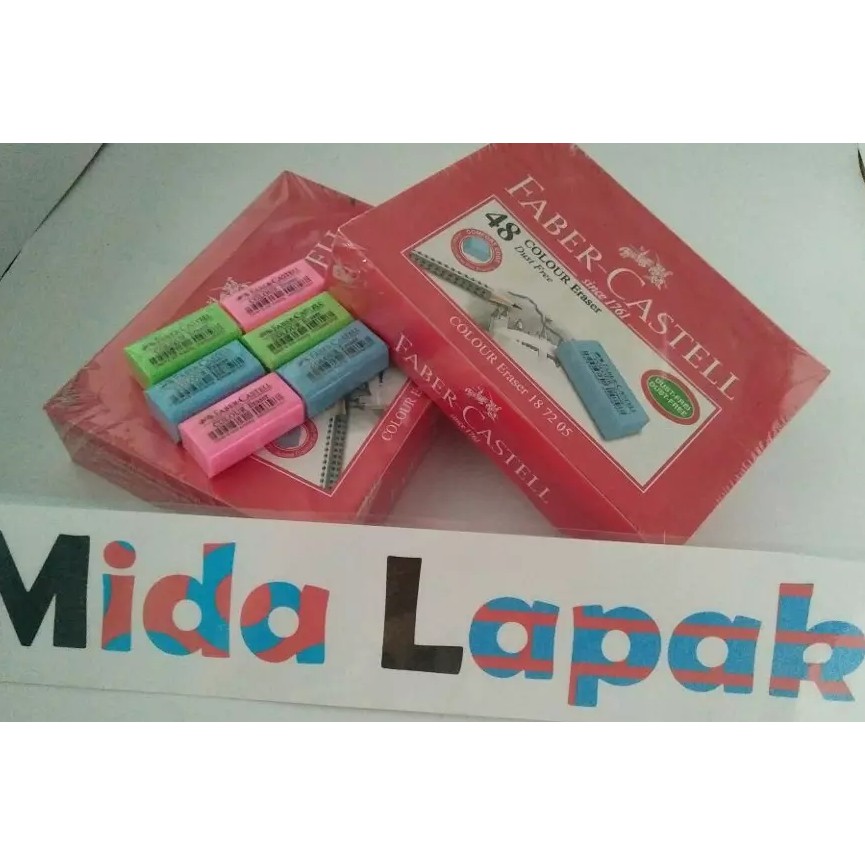 

Penghapus Warna Faber-Castell. Eraser Faber-Castell.
