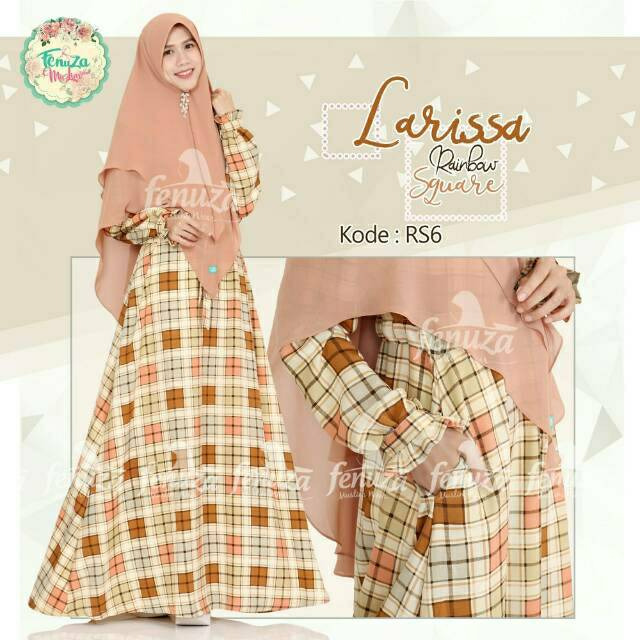Gamis Syar'i Larissa by Fenuza Muslimwear (Gamis Saja)