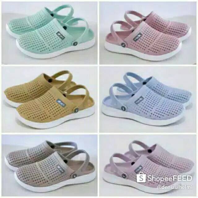 sepatu slop karet santai wanita ATT  MSW 562