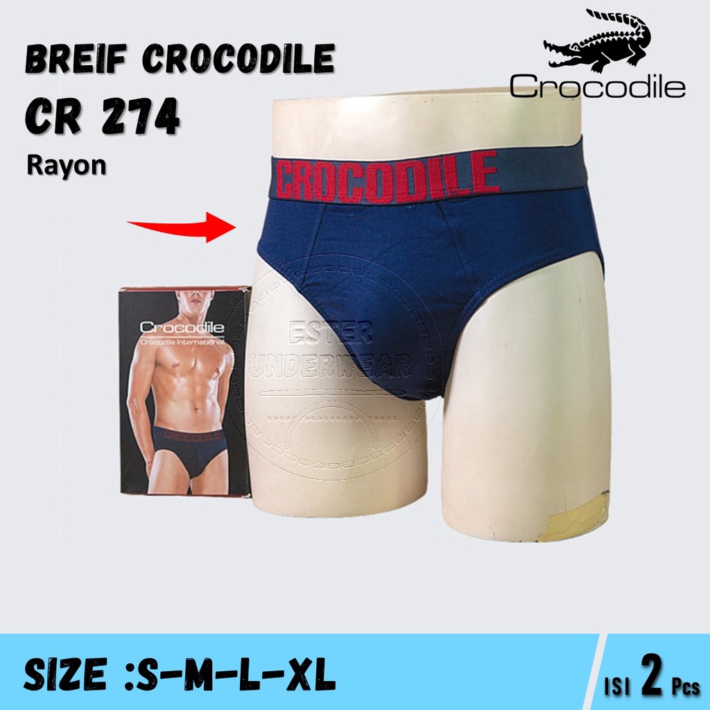 Celana Dalam Pria CROCODILE CR 274 ISI-2 PCS