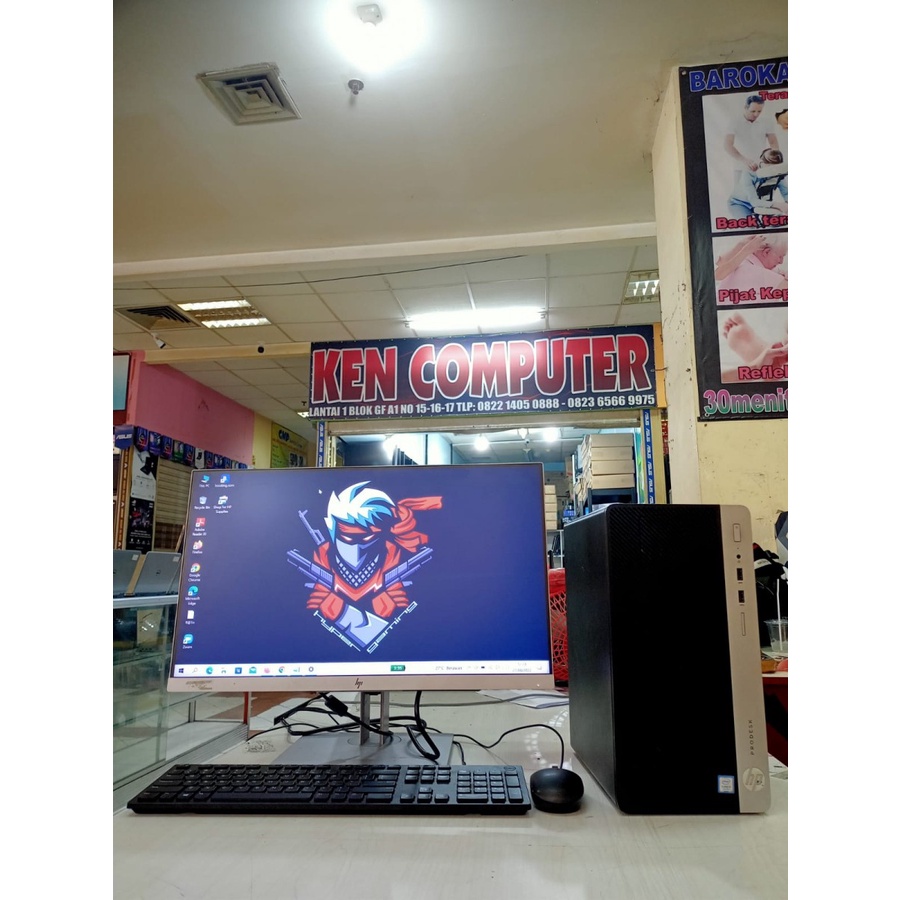 PAKETAN BUILD UP CORE I5 7500 RAM 8 HDD 500 MONITOR 24 FRAMELESS