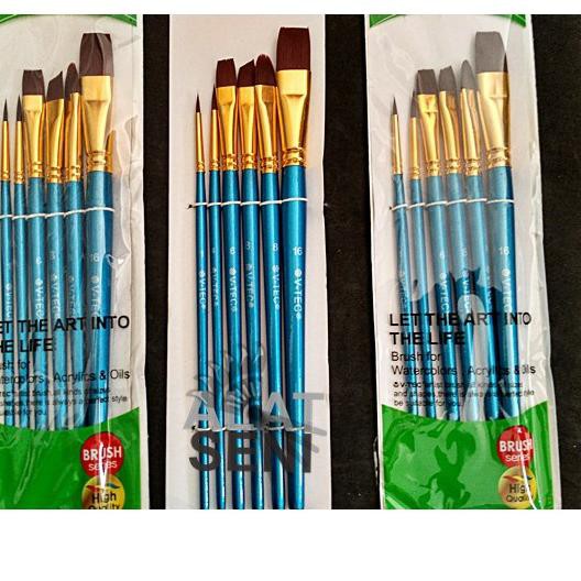 

BCF V-tec Artist Brush A0080 Set 6 / Kuas Lukis V-tec Set 6 Terkini