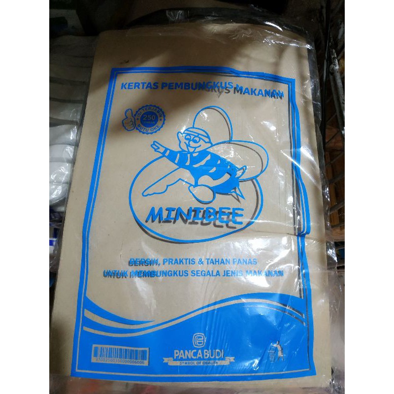 

Kertas Nasi Minibee Biru Kertas Pembungkus Makanan