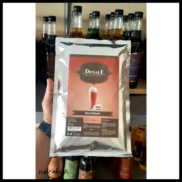 

Denali Red Velvet Frappe Powder 800G | Bubuk Powder Redvelvet
