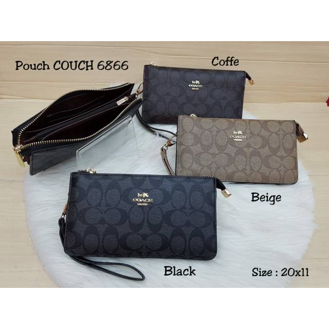 Tas Tangan Wanita Dompet Coach 3ruang 6866 Hadiah Pesta Bagus Murah Kekinian Terbaru C4K1 Branded Ce