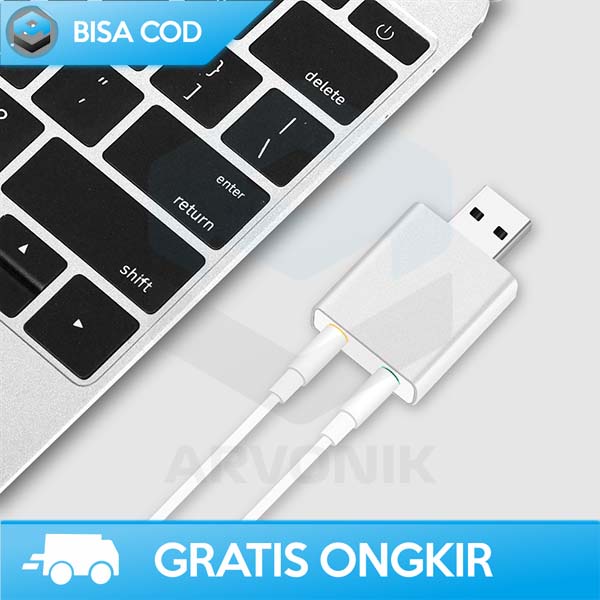 SOUNDCARD USB EXTERNAL 7.1 HIFI MAGIC VOICE 3D AUDIO &amp; MICROPHONE ORI
