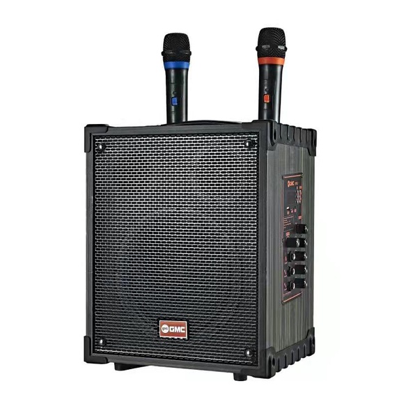 Speaker Portable GMC 899Q 8inch Bluetooth Karaoke 2 Mic Wireless High Power 175watt Terbaru