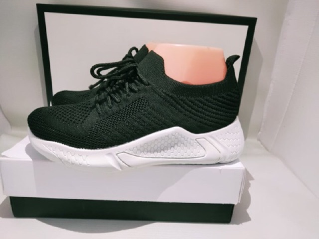 Baru sepatu sneakers wanita sepatu impor fashion sepatu rajut sport