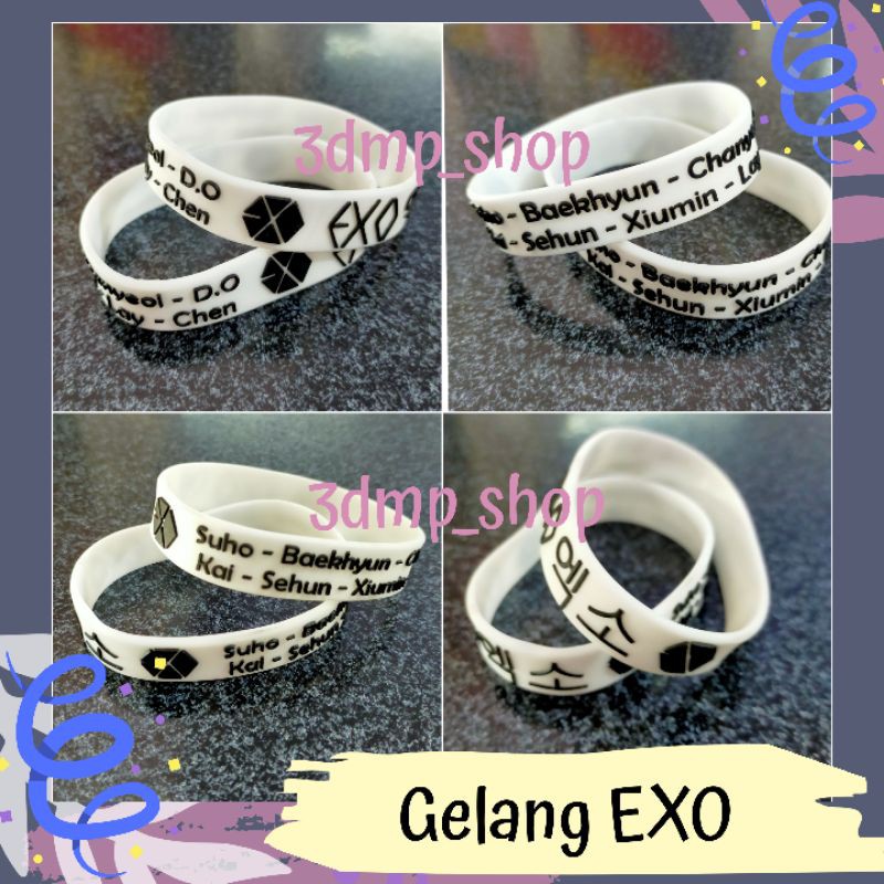 Gelang EXO nama member