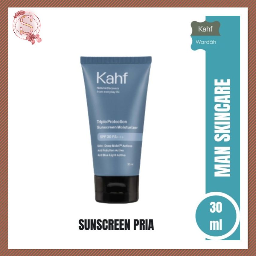 KAHF TRIPLE PROTECTION SUNSCREEN MOISTURIZER | SUNBLOCK WAJAH PRIA