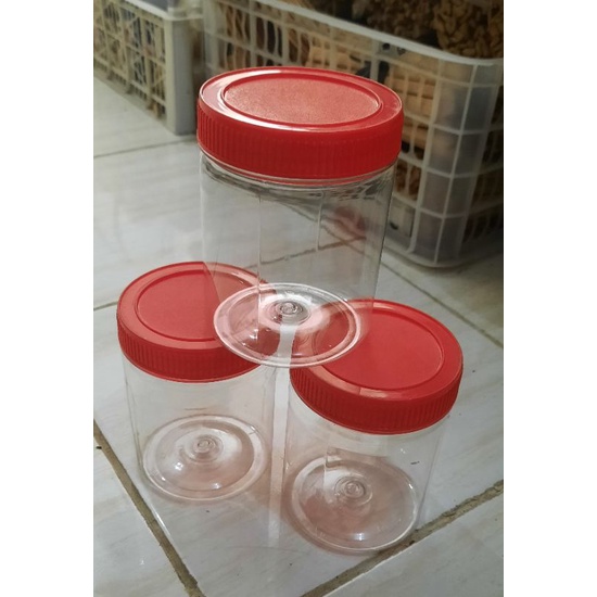 Wadah Tirta Toples Plastik bulat