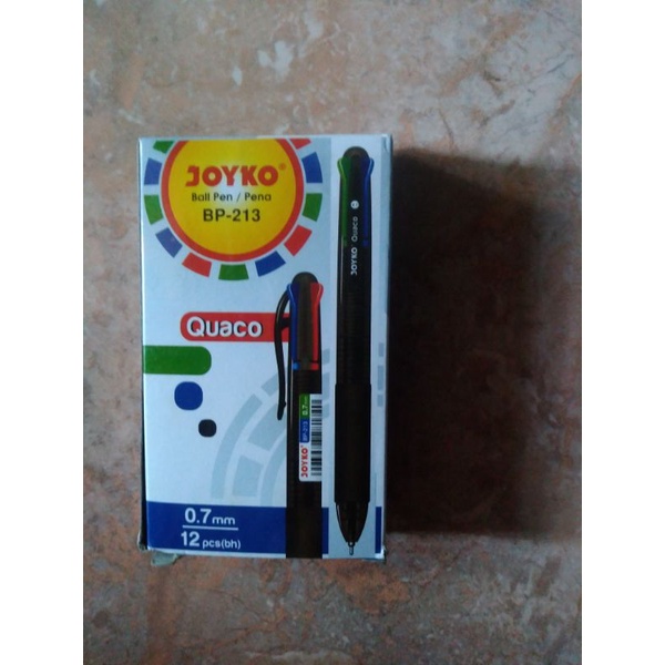 

pulpen bolpoint joyko quaco BP213 0.7 mm