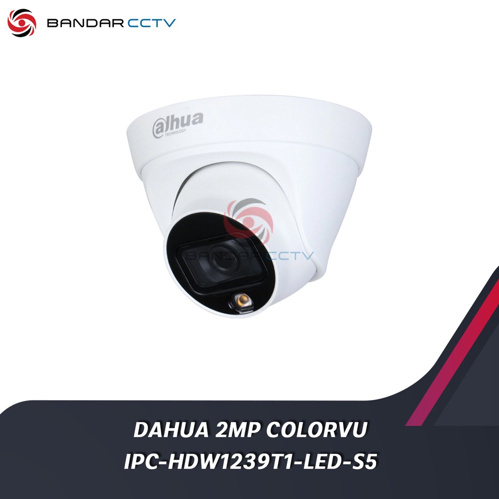 IP Camera Indoor Dahua 2MP ColorVu IPC HDW1239T1 LED S5