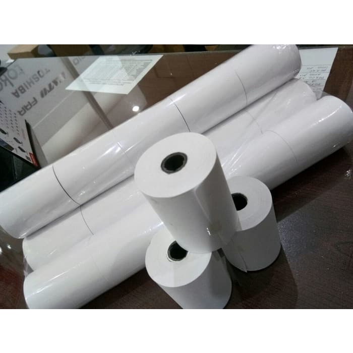 NCR 1PLY 75X60 KERTAS STRUK KASIR PRINTER TMU220 DOTMATRIX RANGKAP 1PLY 75 X 60