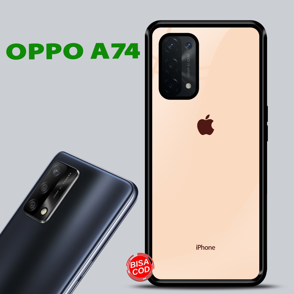 SENTRA CUSTOM - CASE OPPO A74 A15 A15S A5 A9 2020 RENO 4F F17 RENO 5 IPHONE Branded mewah terbaru CA