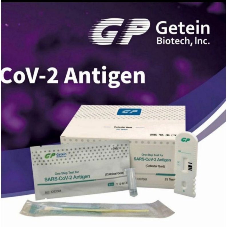 GP getein antigen, cassete putih, barang sesuai gambar, original 100% expr 2024