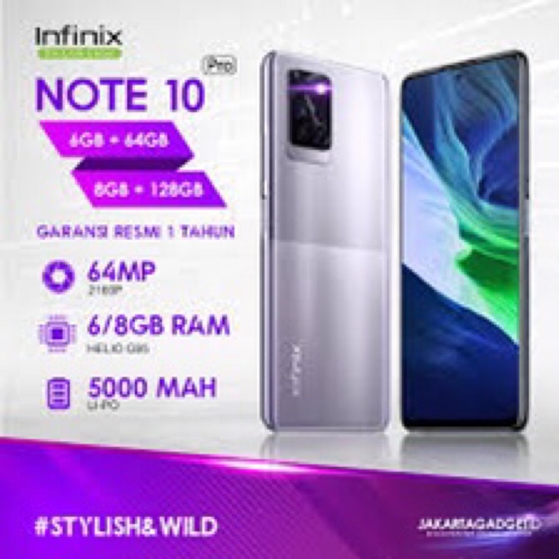 infinix note 10 pro 6/64