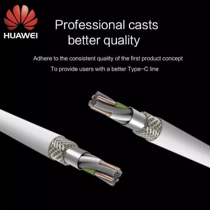 Kabel Data Huawei USB Type C 5A Super Charge P30 / P30 Pro Original