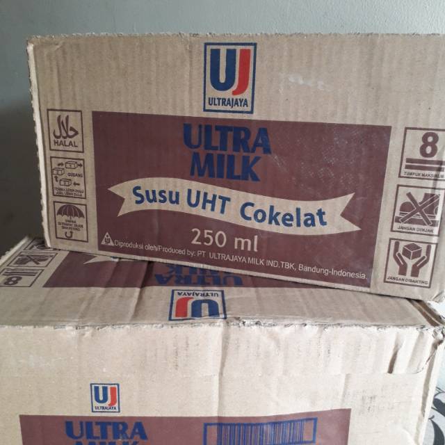 

Susu ultra milk rasa coklat ukuran 250ml isi 24pcs